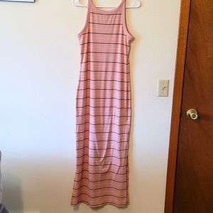 Ribbed Full length maxi dress
